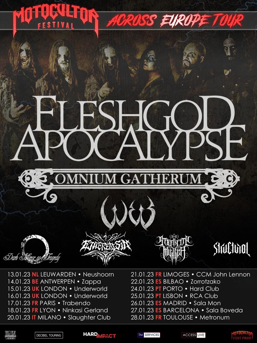 Motocultor accross europe tour 2023