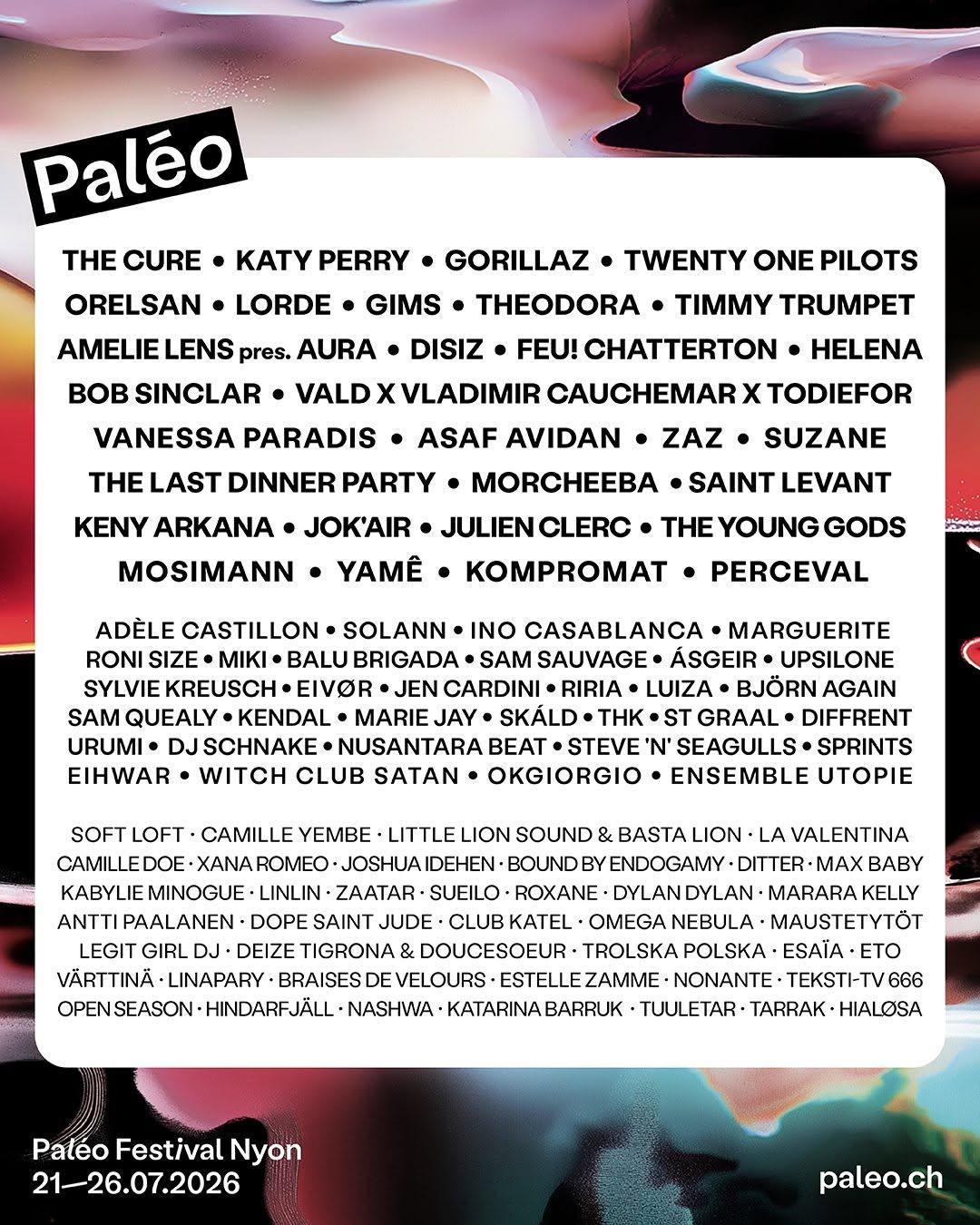 Paleo festival 2026
