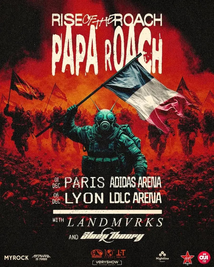 Papa roach france 2026 v2