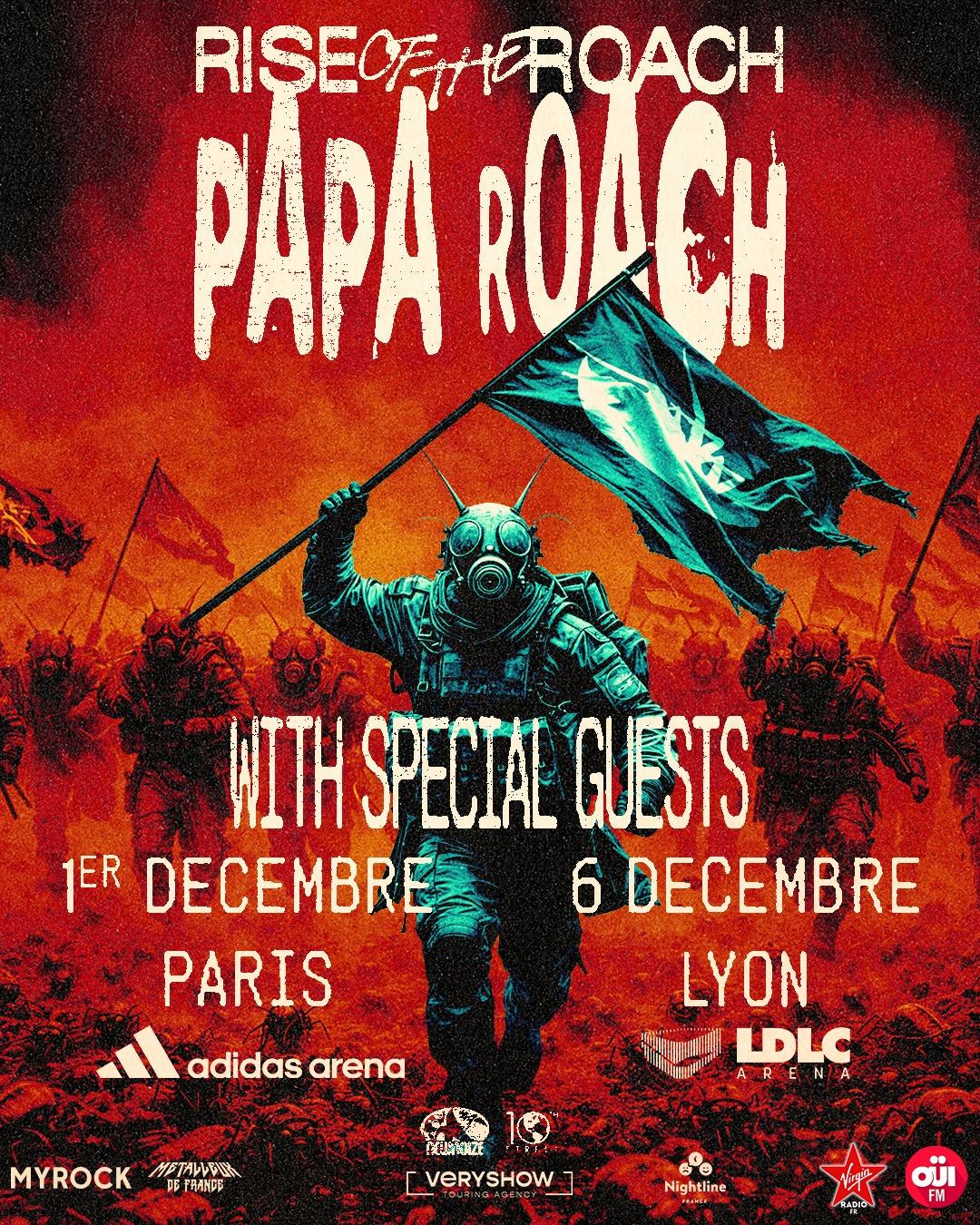 Papa roach france 2026