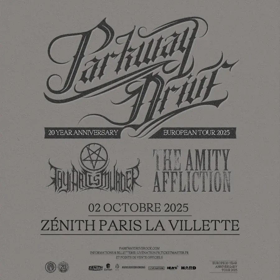 Parkway drive paris 2025