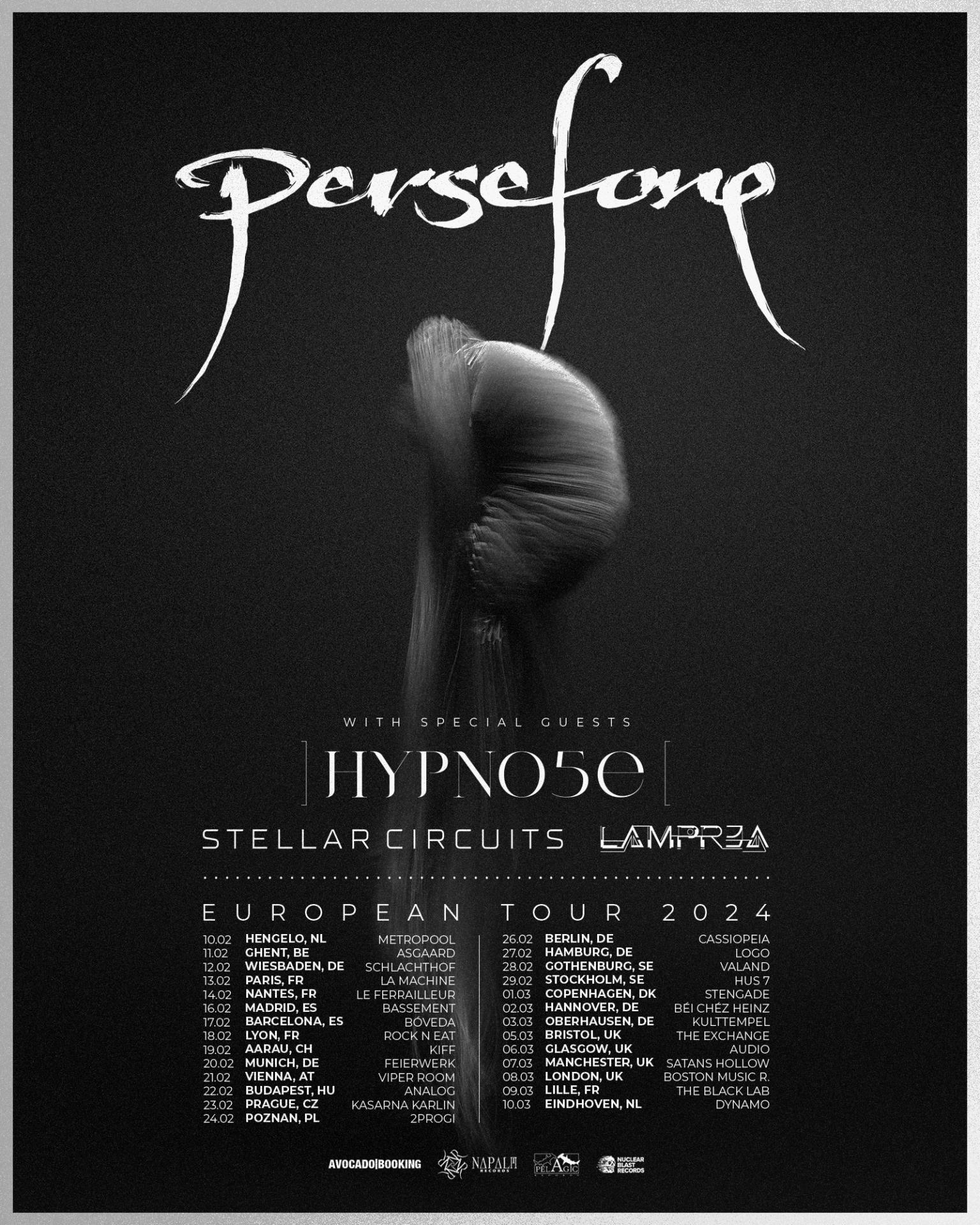 Persefone headline eu tour 2024