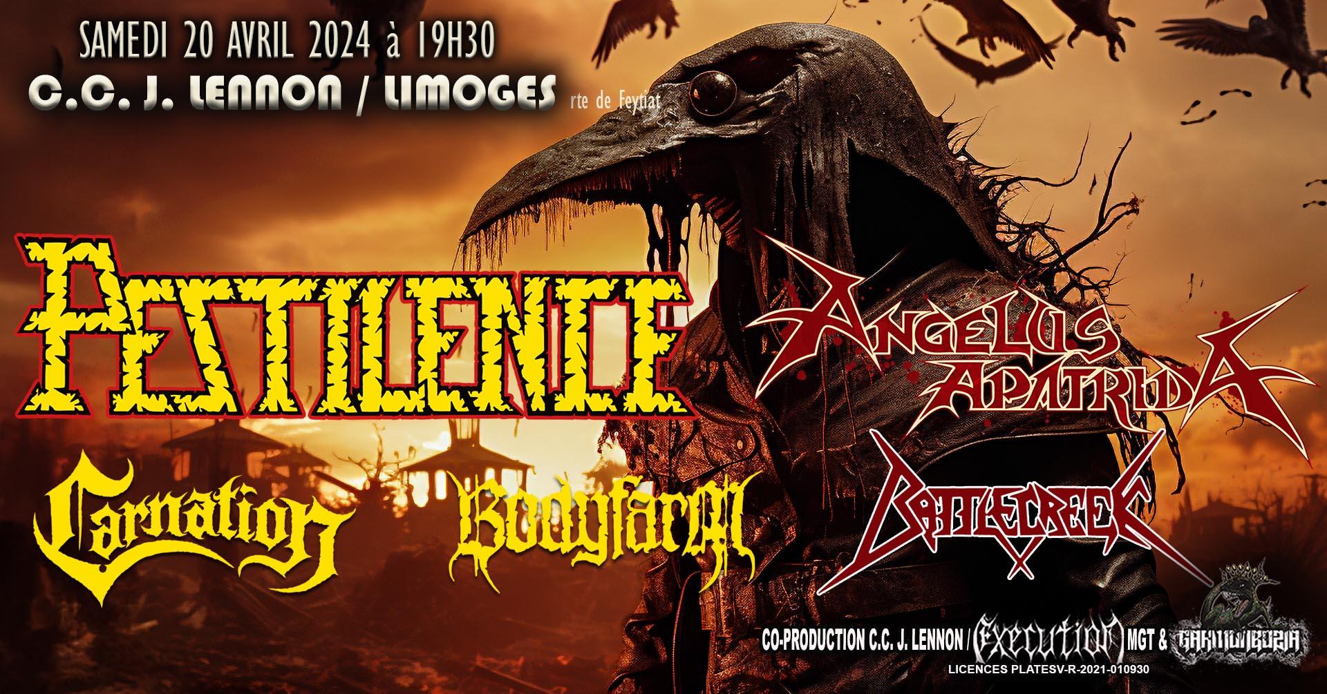 Pestilence angelus apatrida limoges 2024