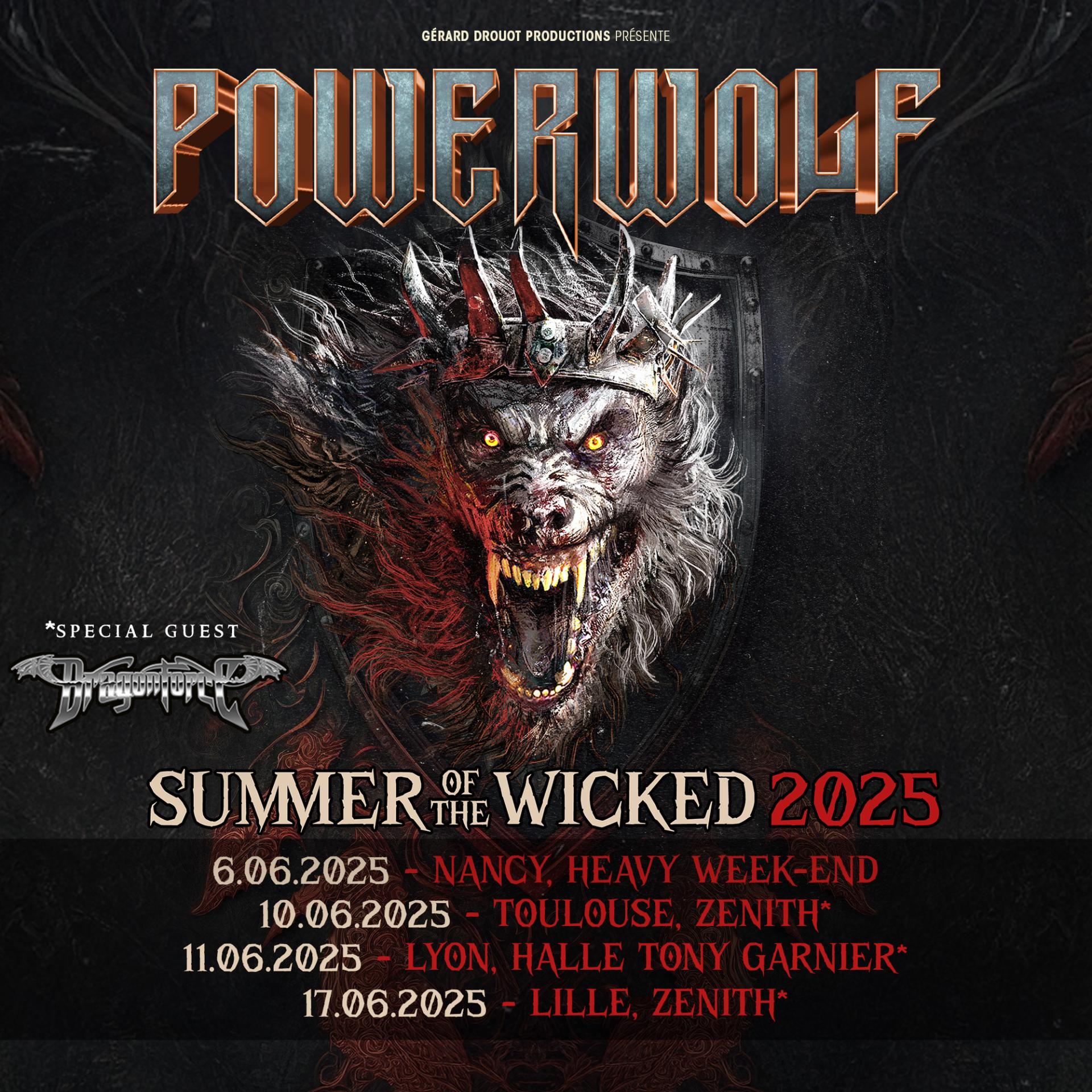 Powerwolf france 2025