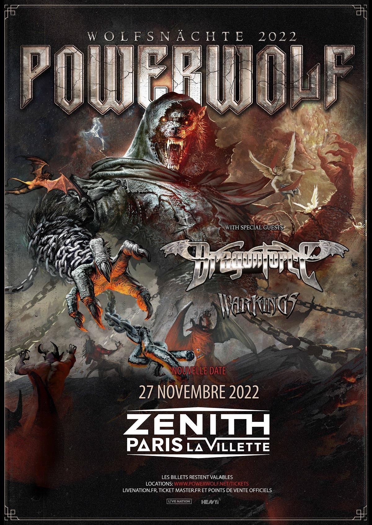 Powerwolf paris 2022