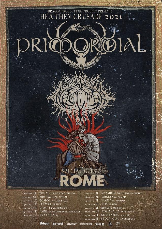 Primordial naglfar rome tour 2021