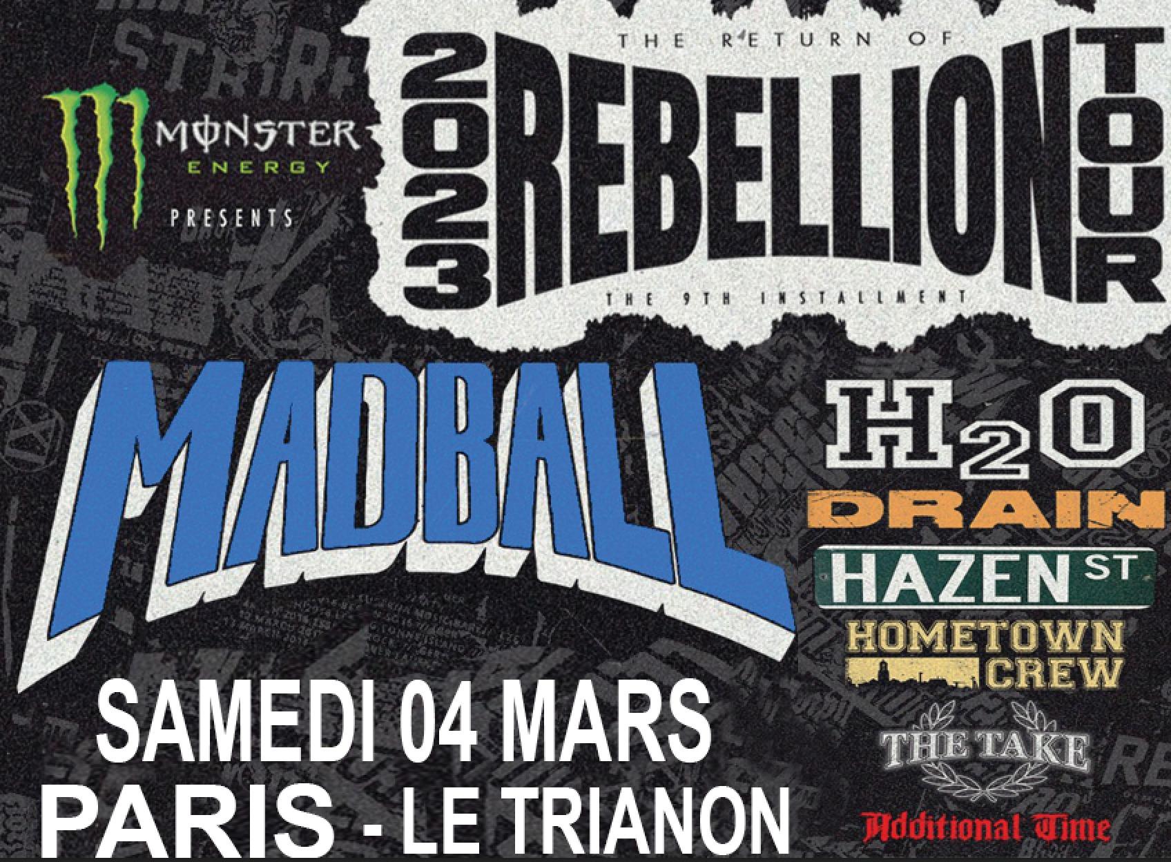 Rebellion tour 2023 paris