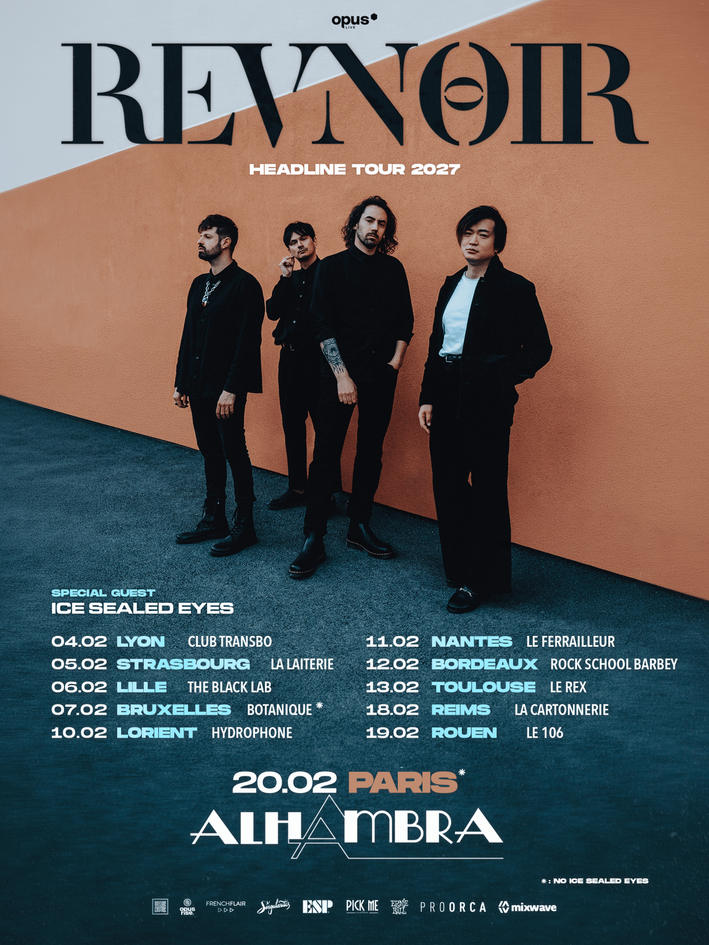 Revnoir headline tour 2027