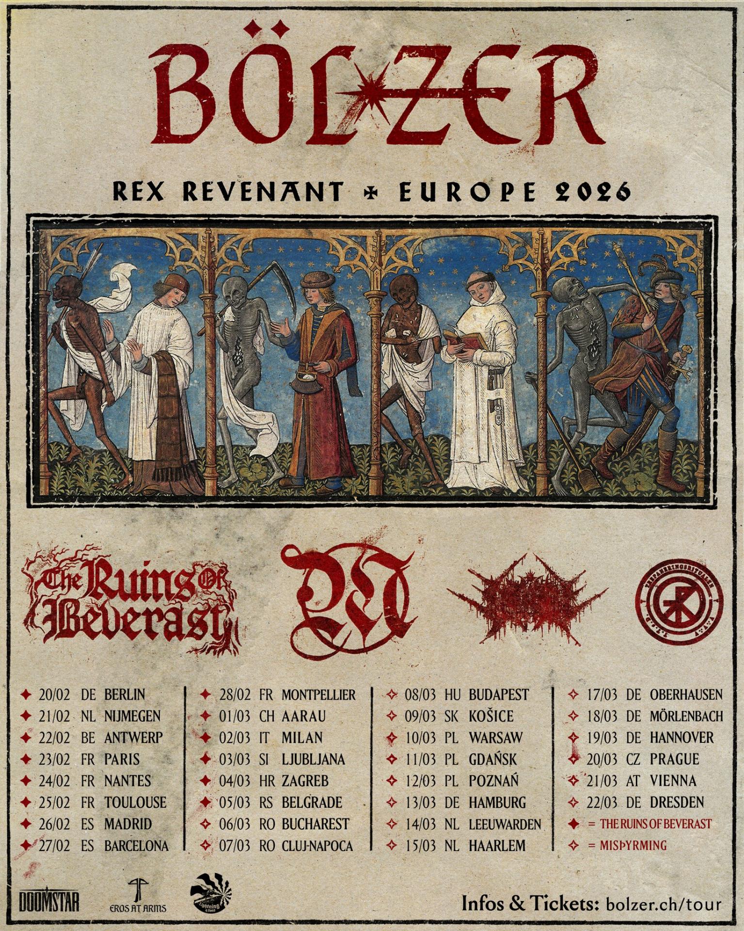 Rex revenant europe 2026