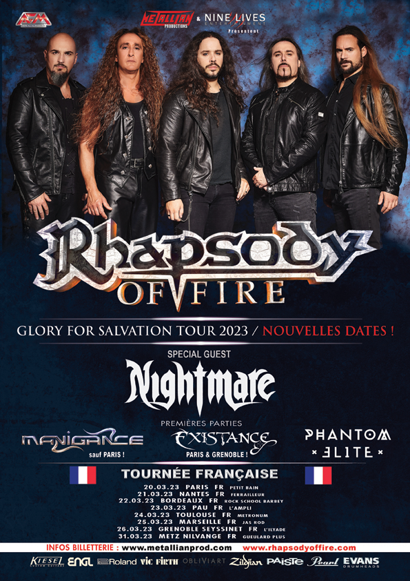 Rhapsody of fire france 2023