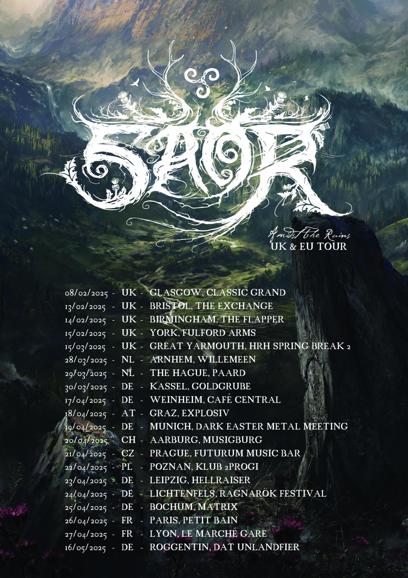 Saor uk eu tour 2025