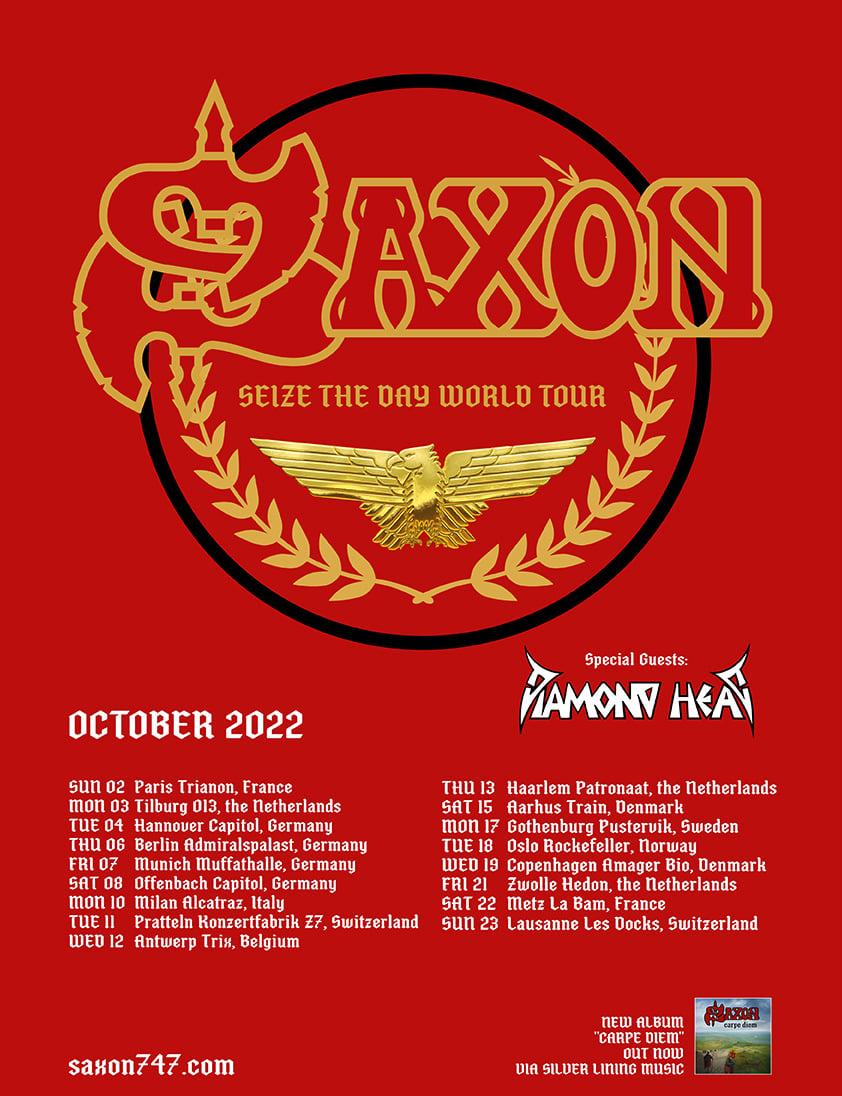 Saxon tour eu 22