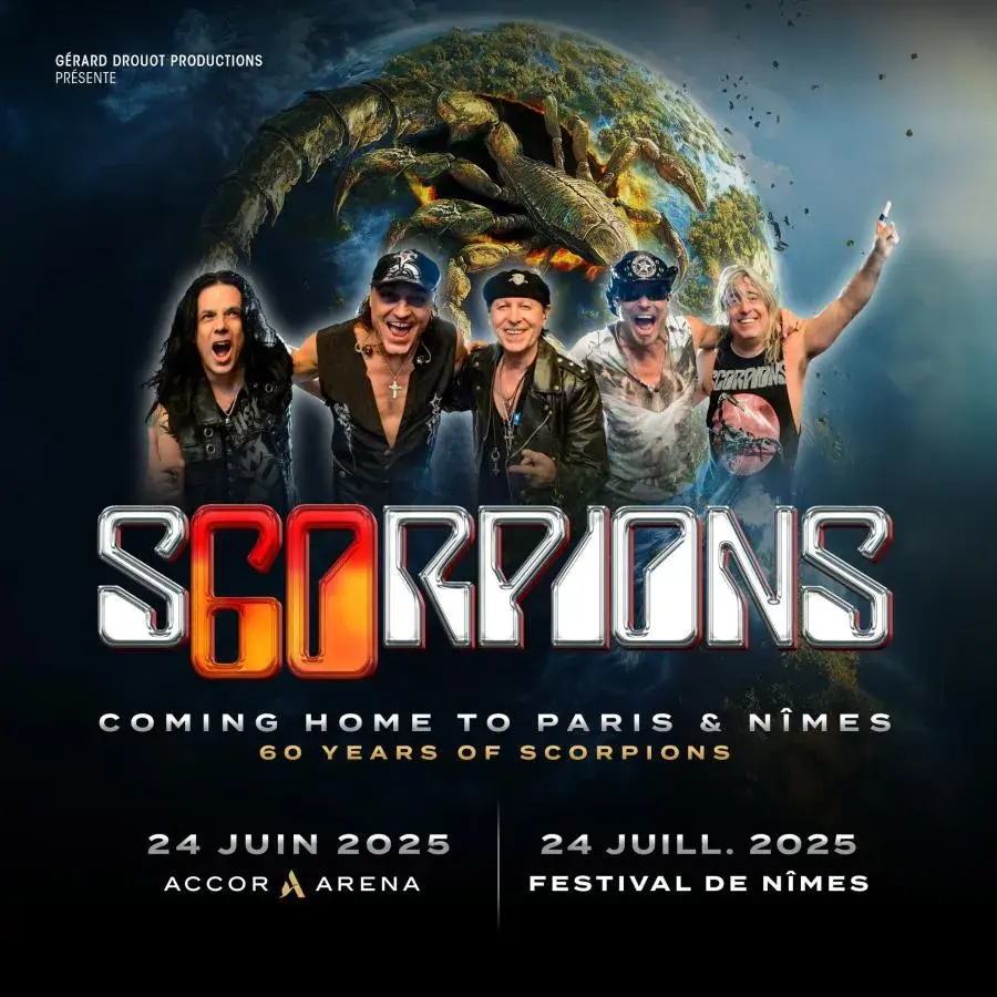 Scorpions paris nimes 2025
