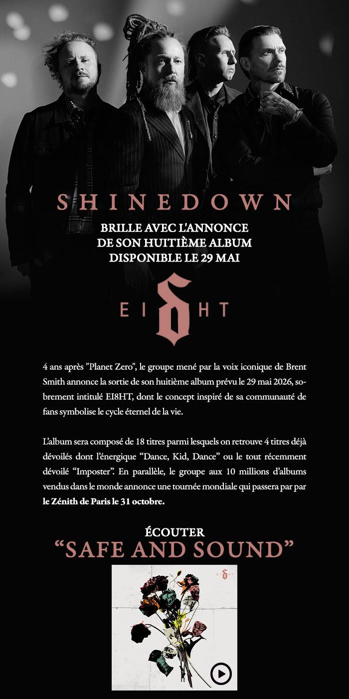 Shinedown nouvel album concert