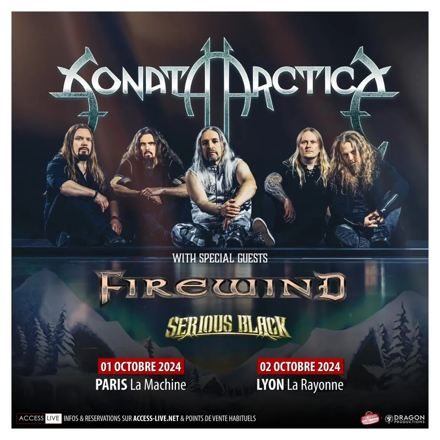 Sonata arctica paris lyon 2024