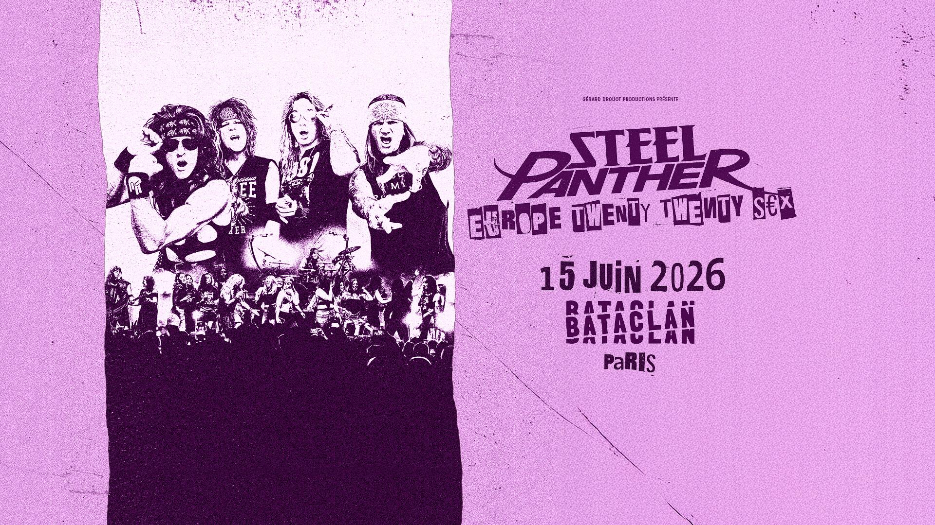 Steel panther paris 2026