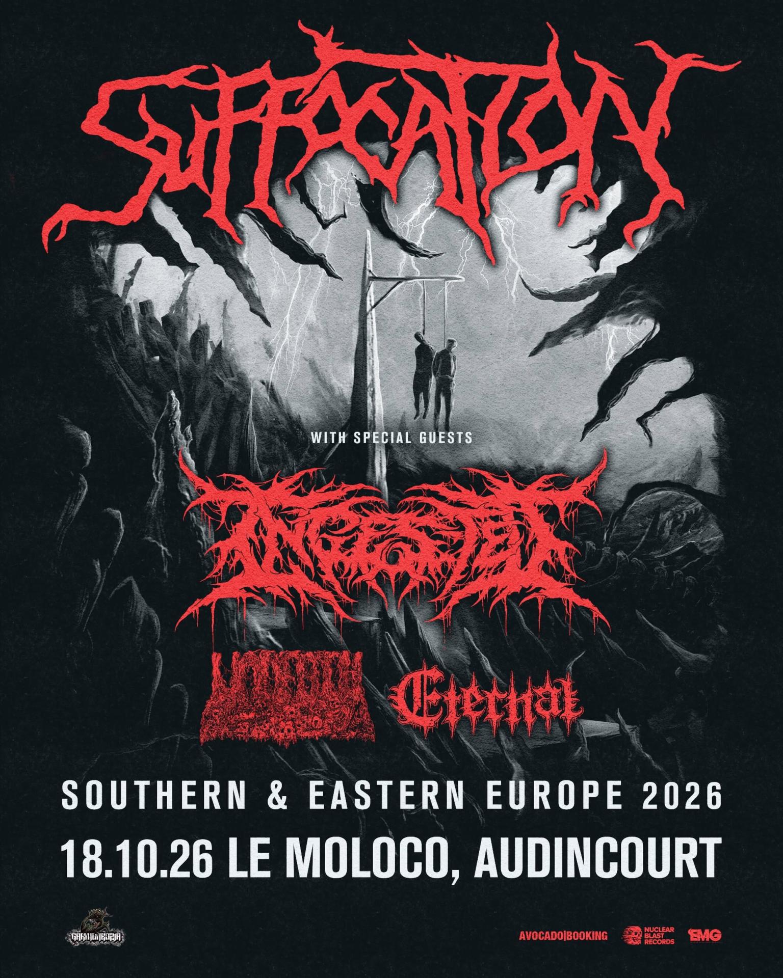 Suffocation audincourt 2026