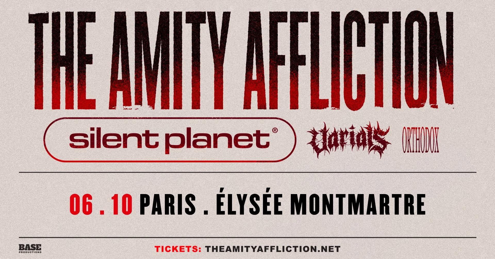 The amity affliction paris 2026