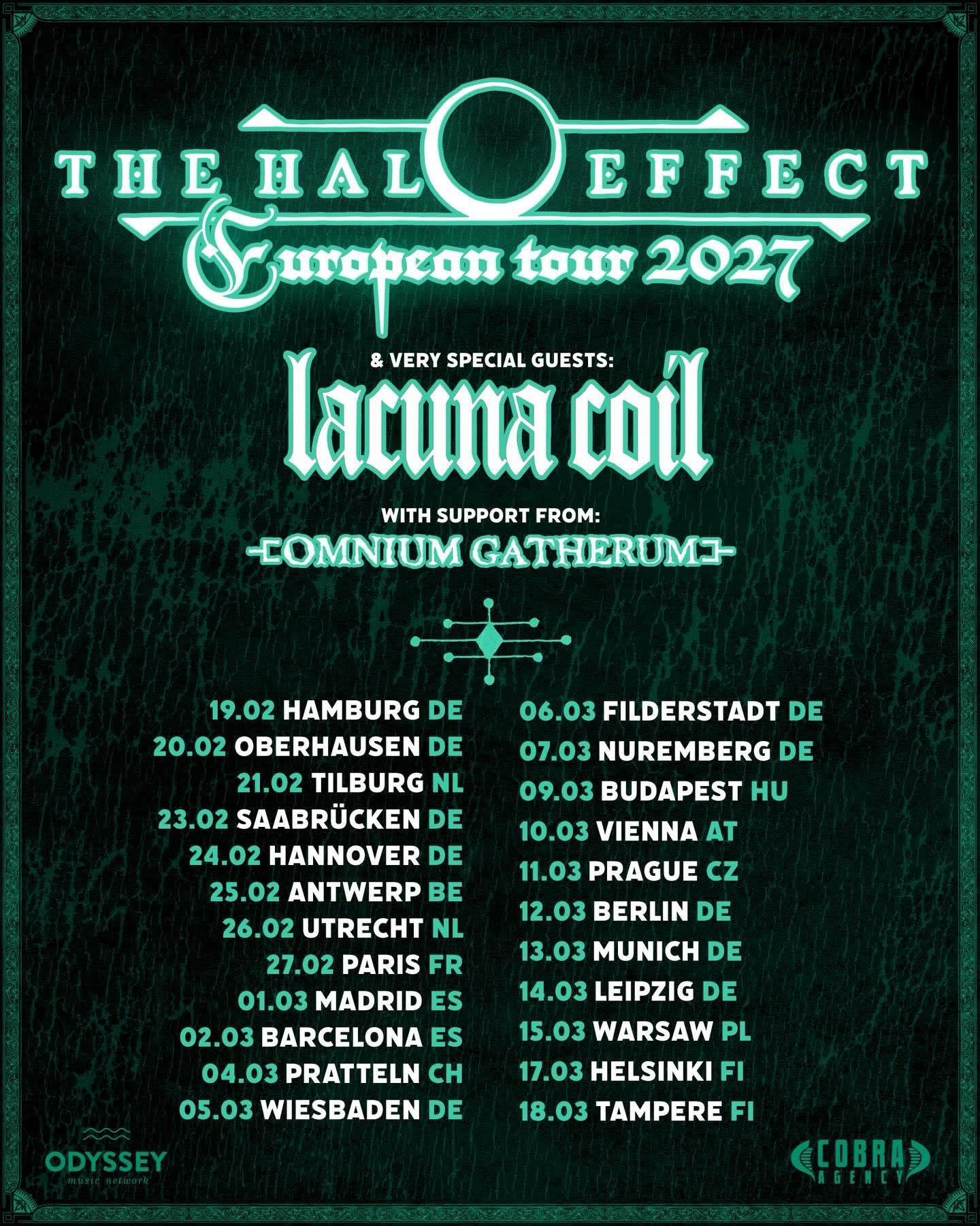 The halo effect europe tour 2027