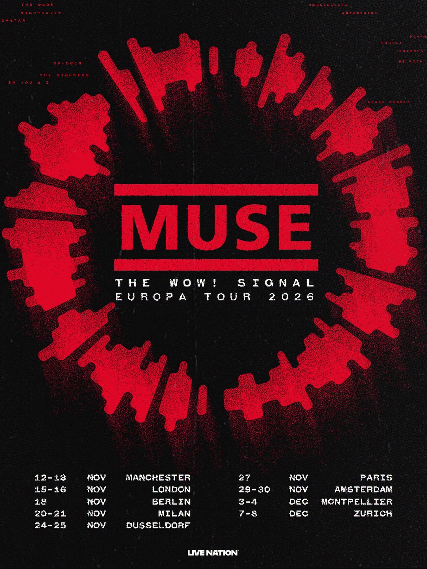 The wow signal europa tour 2026