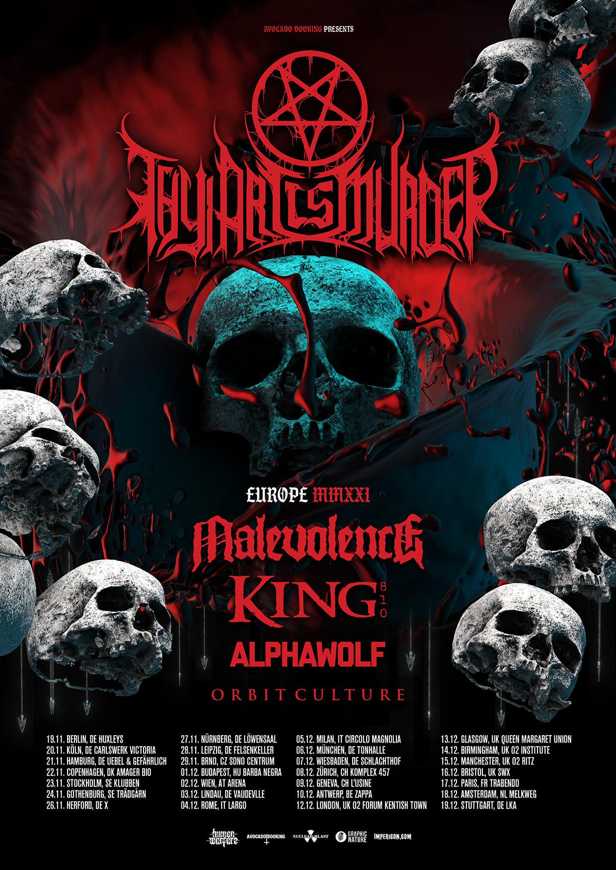 Thy art is murder tour 2021