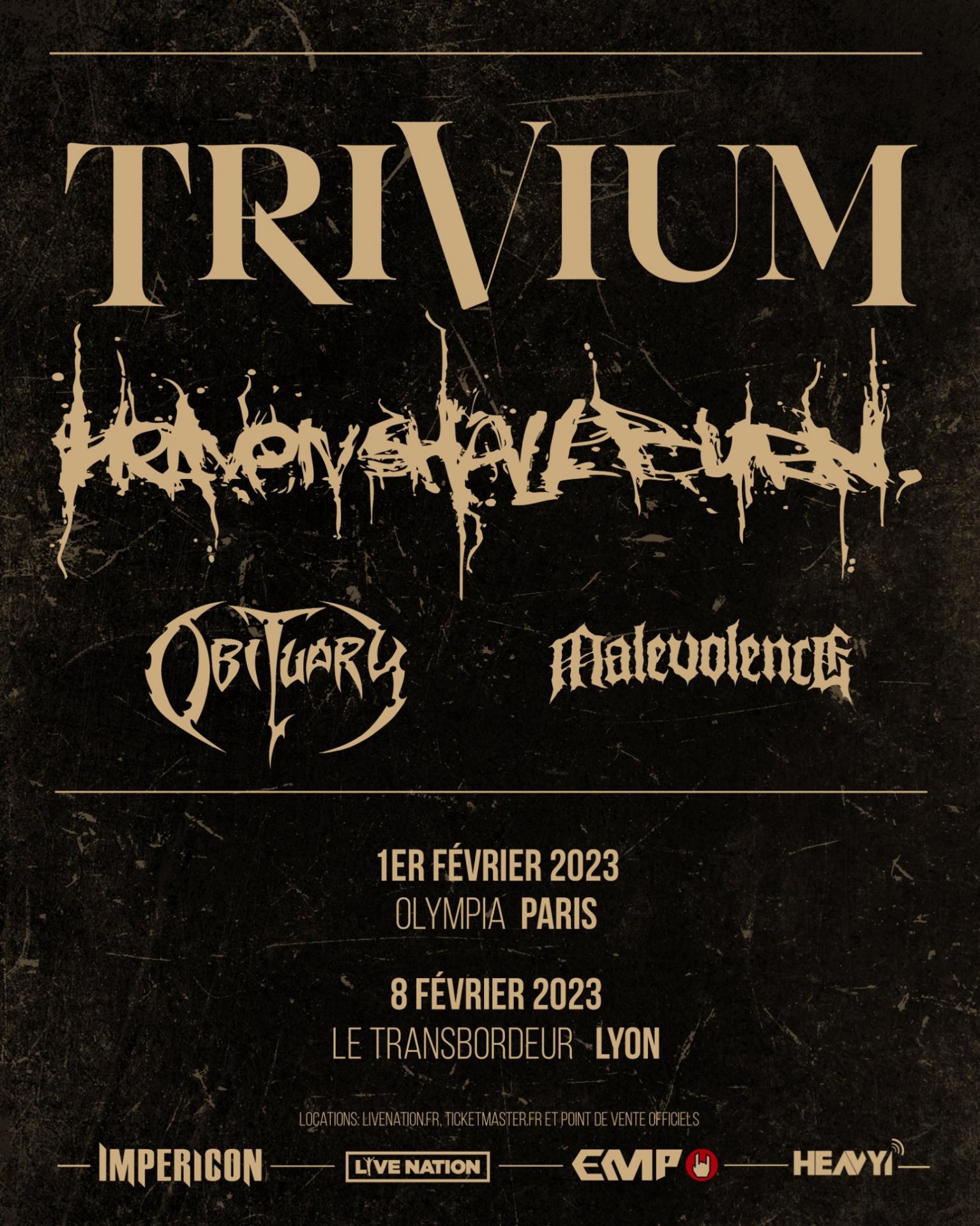 Trivium hsb paris lyon 2023