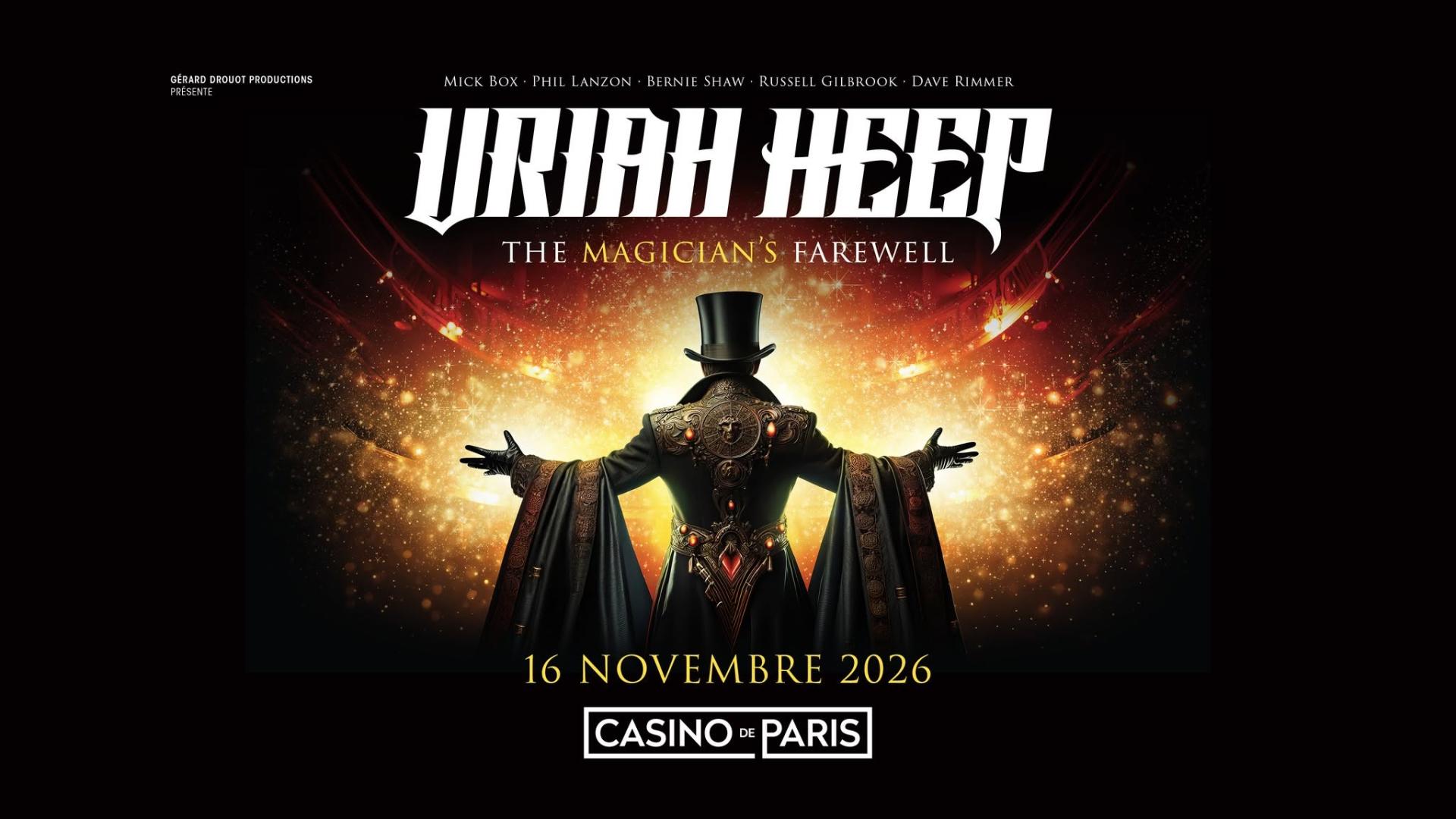 Uriah heep paris 2026
