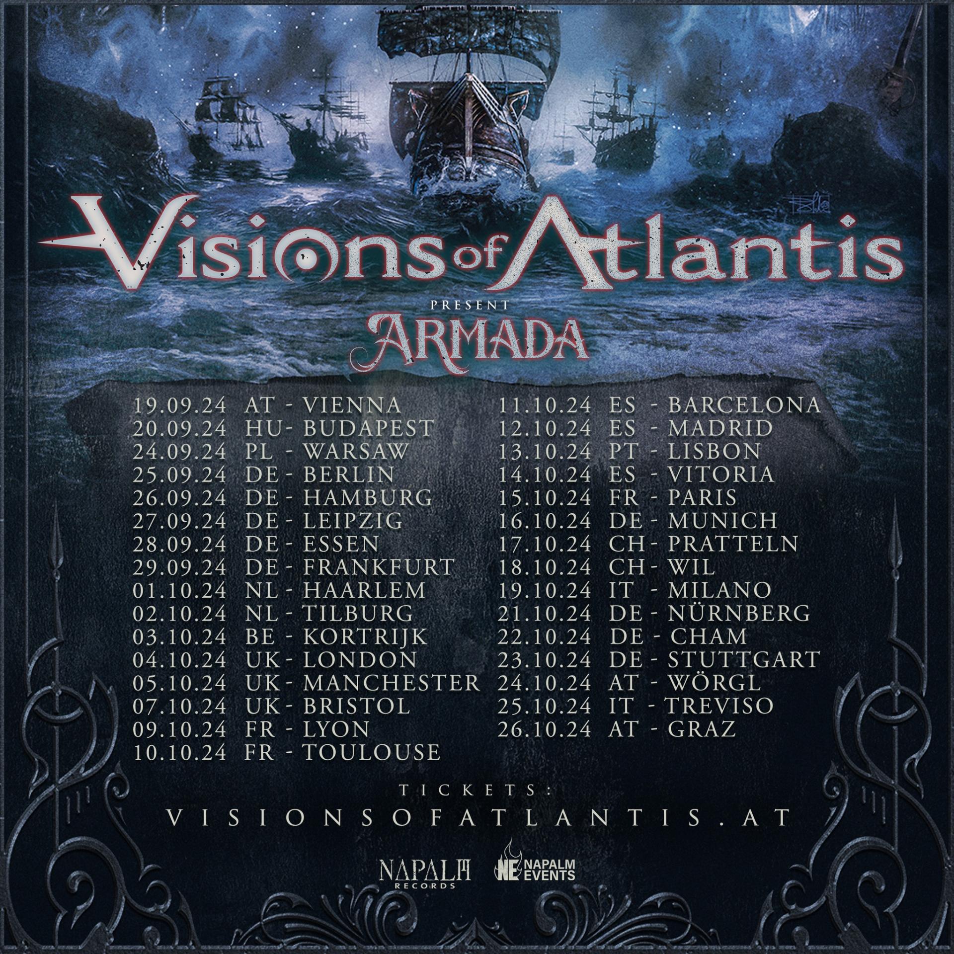Visions of atlantis armada tour