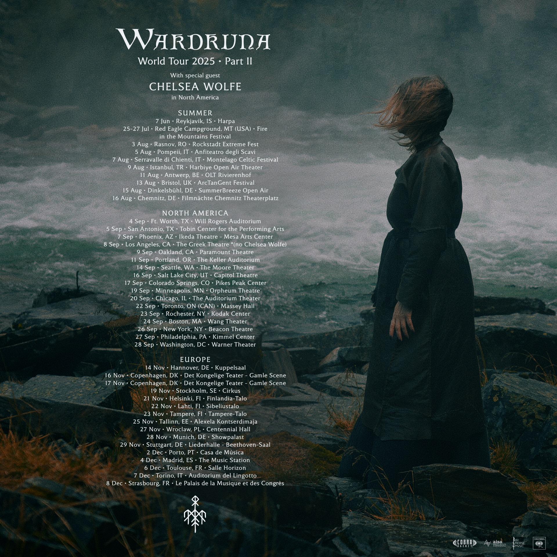 Wardruna world tour 2025 part ii