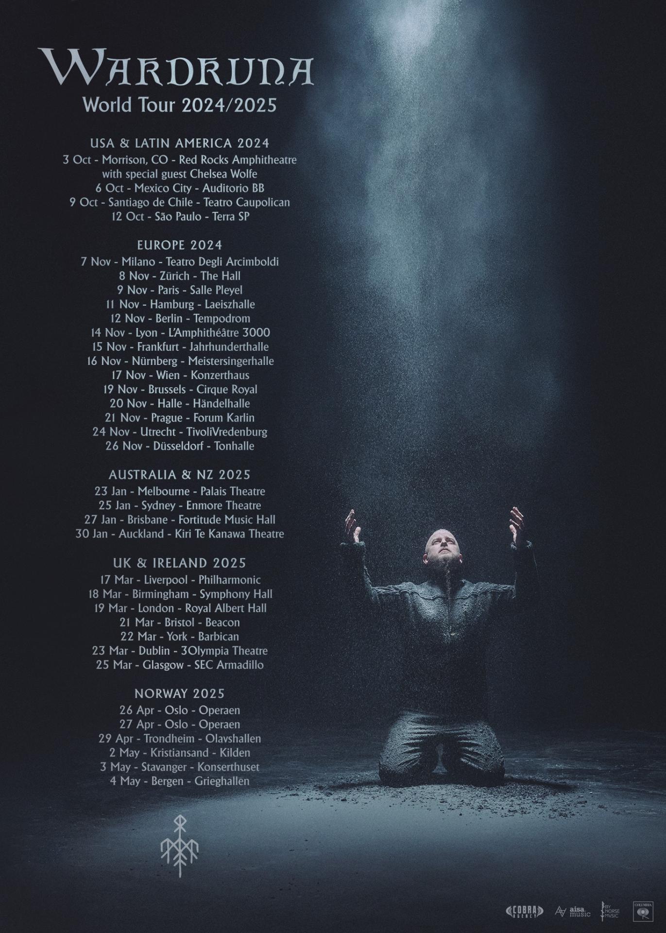 Wardruna world tour 24 25