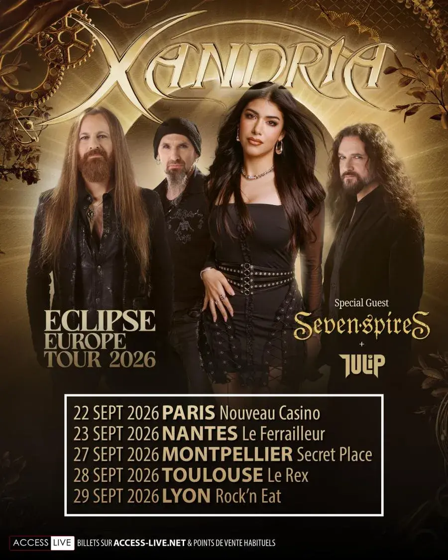 Xandria france 2026