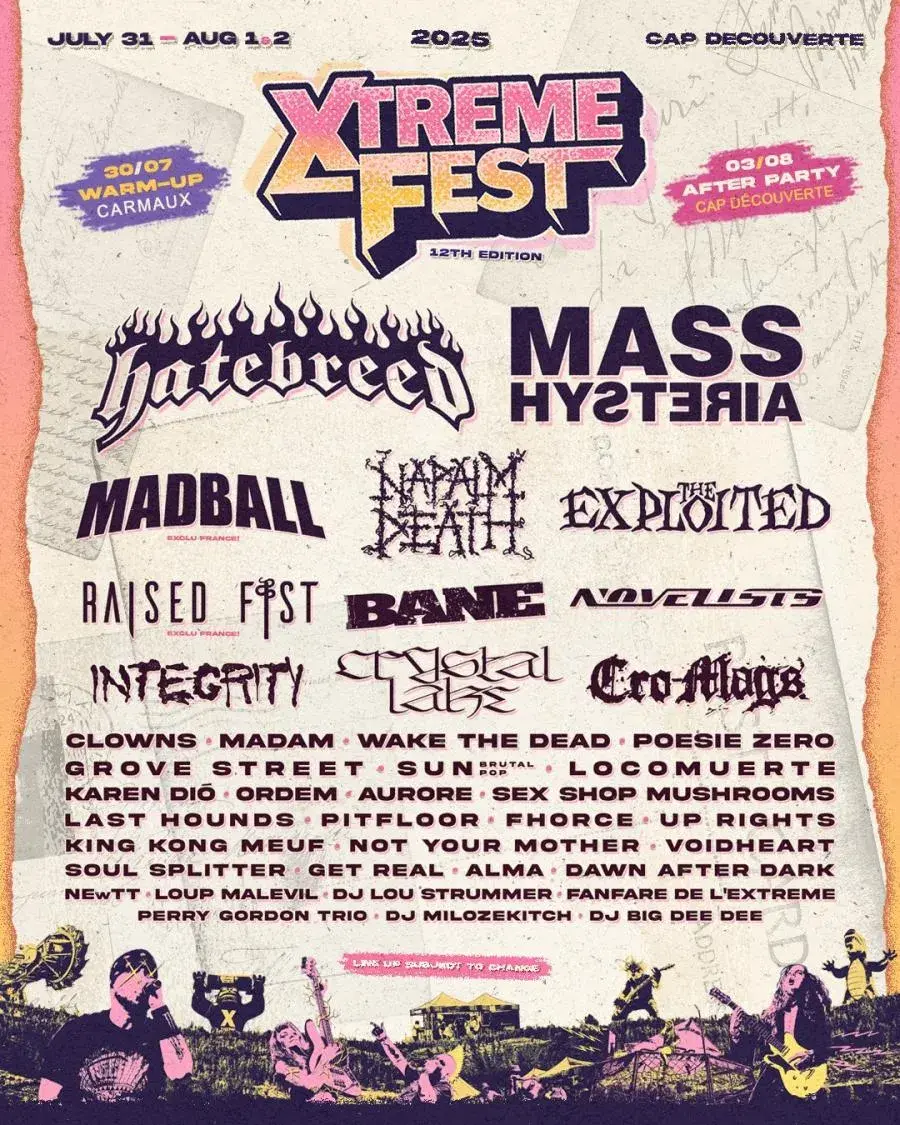 Xtreme fest 2025 full line up