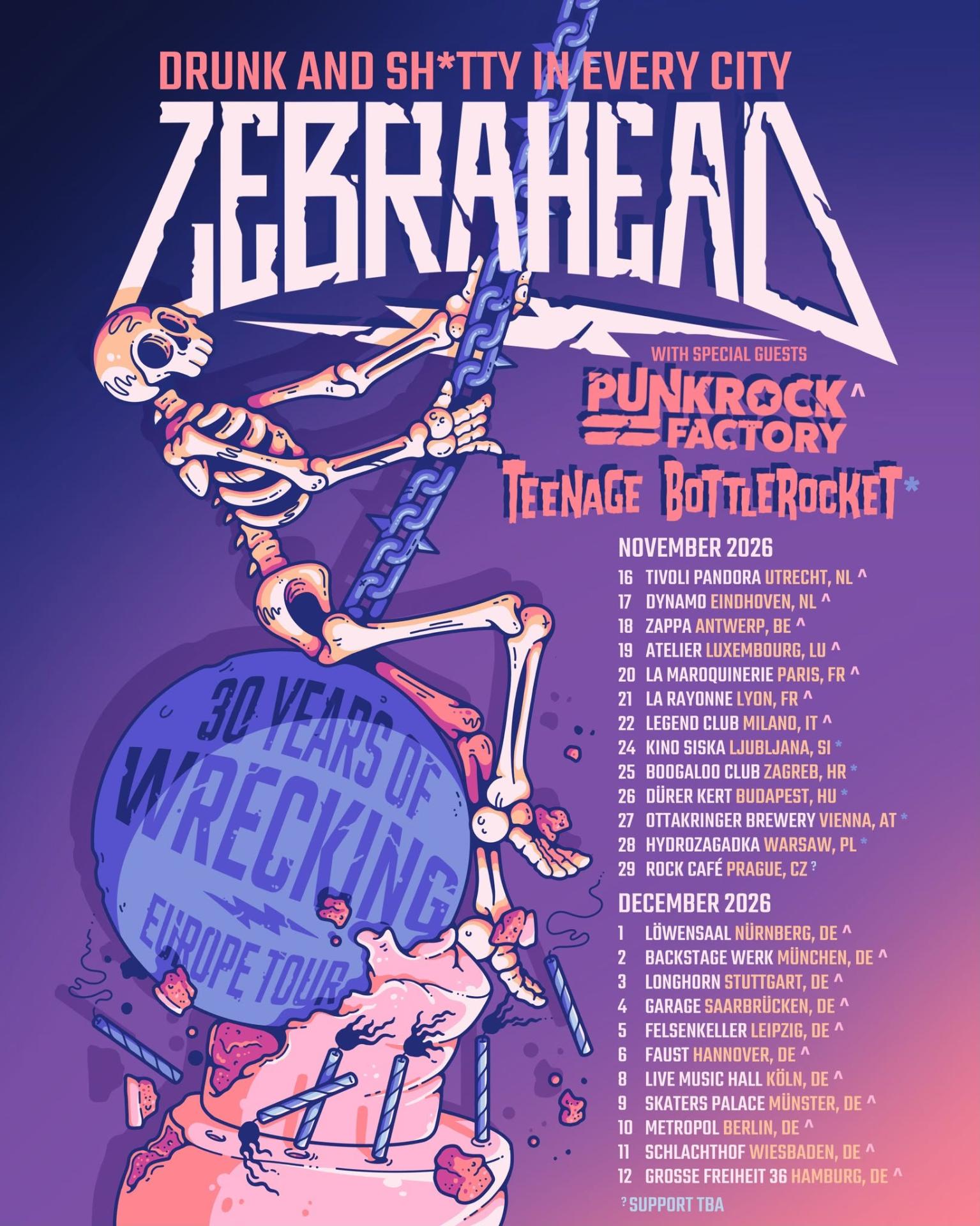 Zebrahead europe 2026